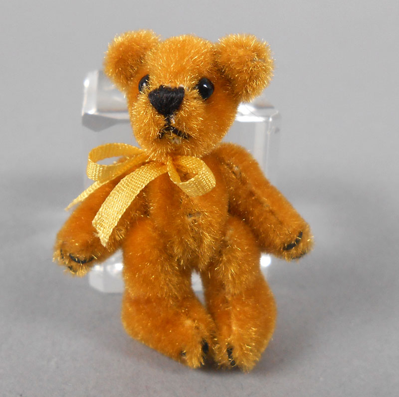 Gold Velvet 1.5 inch Bear